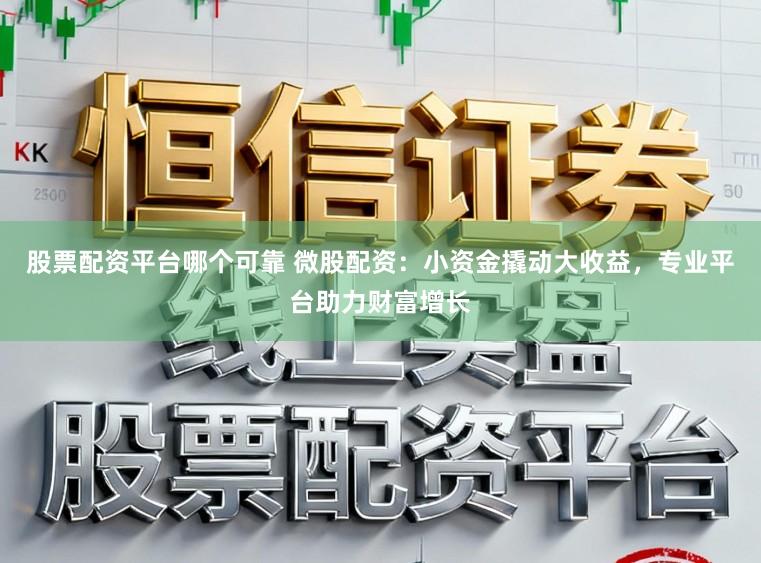 股票配资平台哪个可靠 微股配资：小资金撬动大收益，专业平台助力财富增长
