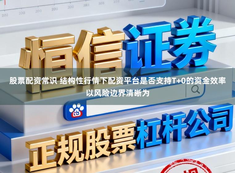 股票配资常识 结构性行情下配资平台是否支持T+0的资金效率以风险边界清晰为